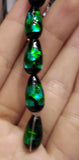 10pcs 15.5mm*7.5mm Drop Lampwork Beads Japanese Style Multi-color