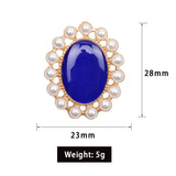 10pcs 23*28mm Oval Pearl Wedding Opal Buttons DIY Hair Accessory Jewelry Crafts