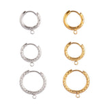 10pcs/Lot 316L Stainless Steel Earrings Hoop Base For DIY Jewelry