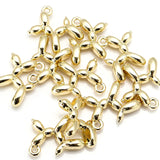 3D Stereo Balloon Poodle Dog Pendant Charms For Jewelry Making