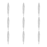 10pcs 5mm CZ Spacer Tube Beads Brass Pave Zirconia Jewelry Making