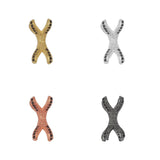 10pcs/Lot 6mm CZ Spacer Beads Micro Pave Cubic Zirconia Beads