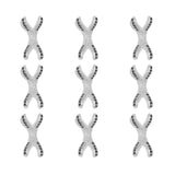 10pcs/Lot 6mm CZ Spacer Beads Micro Pave Cubic Zirconia Beads