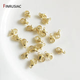 10pcs 75mm Extension Chain 14K Plated Brass Bulk Bracelet Tail Chains