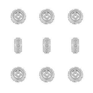10pcs 8mm CZ Spacer Round Beads Pave Cubic Zirconia DIY Charms Bracelet