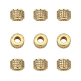 10pcs 8mm CZ Spacer Round Beads Micro Pave Zirconia Jewelry Making DIY Charms