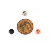 10pcs 8mm CZ Spacer Round Beads Pave Cubic Zirconia DIY Charms Bracelet