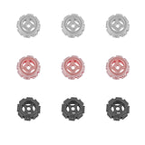 10pcs 8mm CZ Spacer Round Beads Pave Cubic Zirconia DIY Charms Bracelet