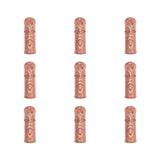 10pcs 8mm CZ Spacer Tube Beads Brass Micro Pave Cubic Zirconia Beads