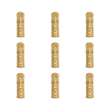 10pcs 8mm CZ Spacer Tube Beads Brass Micro Pave Cubic Zirconia Beads