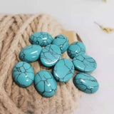 10pcs/Lot Half Oval stone line Flat Back Cabochons