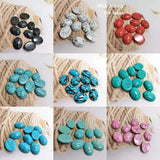 10pcs/Lot Half Oval stone line Flat Back Cabochons