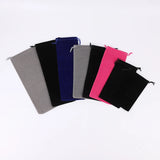 10pcs Long Size Drawstring Velvet Pouch Bag Gift Parfum Packaging Bags