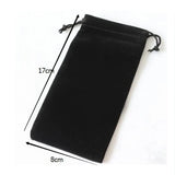 10pcs Long Size Drawstring Velvet Pouch Bag Gift Parfum Packaging Bags