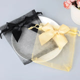 10pcs Organza Gift Bags Wedding Party Pouches Drawstring Packaging