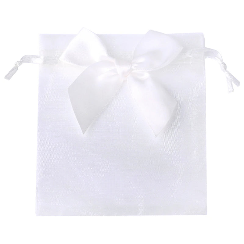 10pcs Organza Gift Bags Wedding Party Pouches Drawstring Packaging
