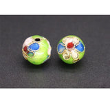 10pcs Enamel Charm Copper Beads 6/8/10/12/14mm