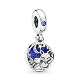 Autumn Leaves Frog Hedgehog Charm Pendant Owl Beads for Couple Charm Bracelets