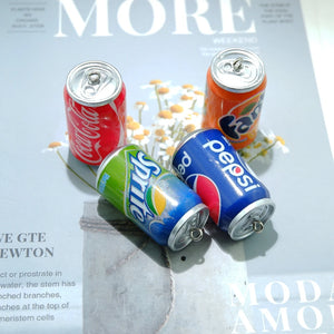 10pcs Big Drink Cans Charms DIY Craft Pendants Dollhouse