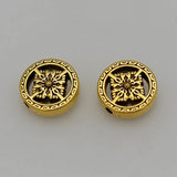 10pcs Buddhism Prayer Spacer Beads Antique Silver/Gold DIY Jewelry Findings