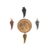 10pcs/Lot CZ Crystal Wing Charms Pendants for DIY Jewelry Making