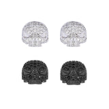 10pcs CZ Spacer Skull Beads Pave CZ Beads Jewelry DIY Charms Bracelet