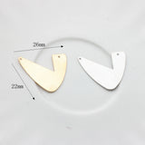 10pcs/Lot Brass Geometry Charms for Jewelry Making in Bulk