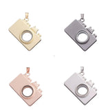 Camera Glass Floating Locket Pendant for Jewelry Accessories
