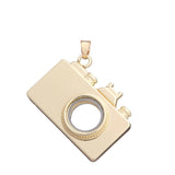 Camera Glass Floating Locket Pendant for Jewelry Accessories