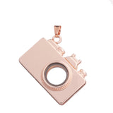 Camera Glass Floating Locket Pendant for Jewelry Accessories