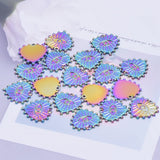 10pcs Devil's Eye Pendant Stainless Steel for Jewelry DIY