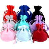 10pcs Velvet Drawstring Jewelry Packaging Bags Wedding Pouches 7x9 9x12cm
