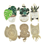 10pcs/Lot Cactus Charm for DIY Jewelry Making