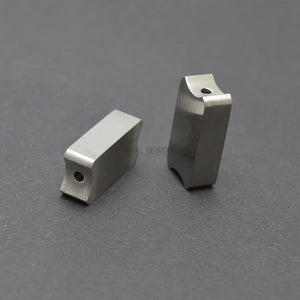 10pcs Engraved Logo Stainless Steel Space Bead for Bracelet DIY Jewelry