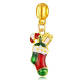 10pcs Enamel Socks Charms for DIY Jewelry Making