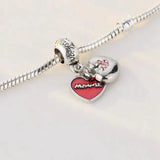10pcs Double Hearts Charm for Bracelet Necklace Jewelry DIY