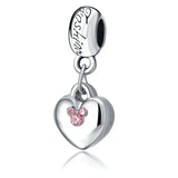 10pcs Double Hearts Charm for Bracelet Necklace Jewelry DIY