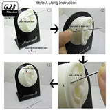10pcs G23 Titanium Puncture Needle Guide Belly Lip Ear Eyebrow Tools