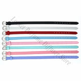 10pcs Leather Bracelet Women Charms Band DIY Jewelry Pet Collar Keychain