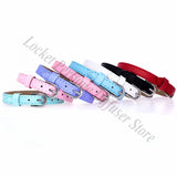 10pcs Leather Bracelet Women Charms Band DIY Jewelry Pet Collar Keychain