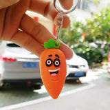 10pcs Girl Heart Avocado Keychain Bag Coin Purse PVC Toy Pendant