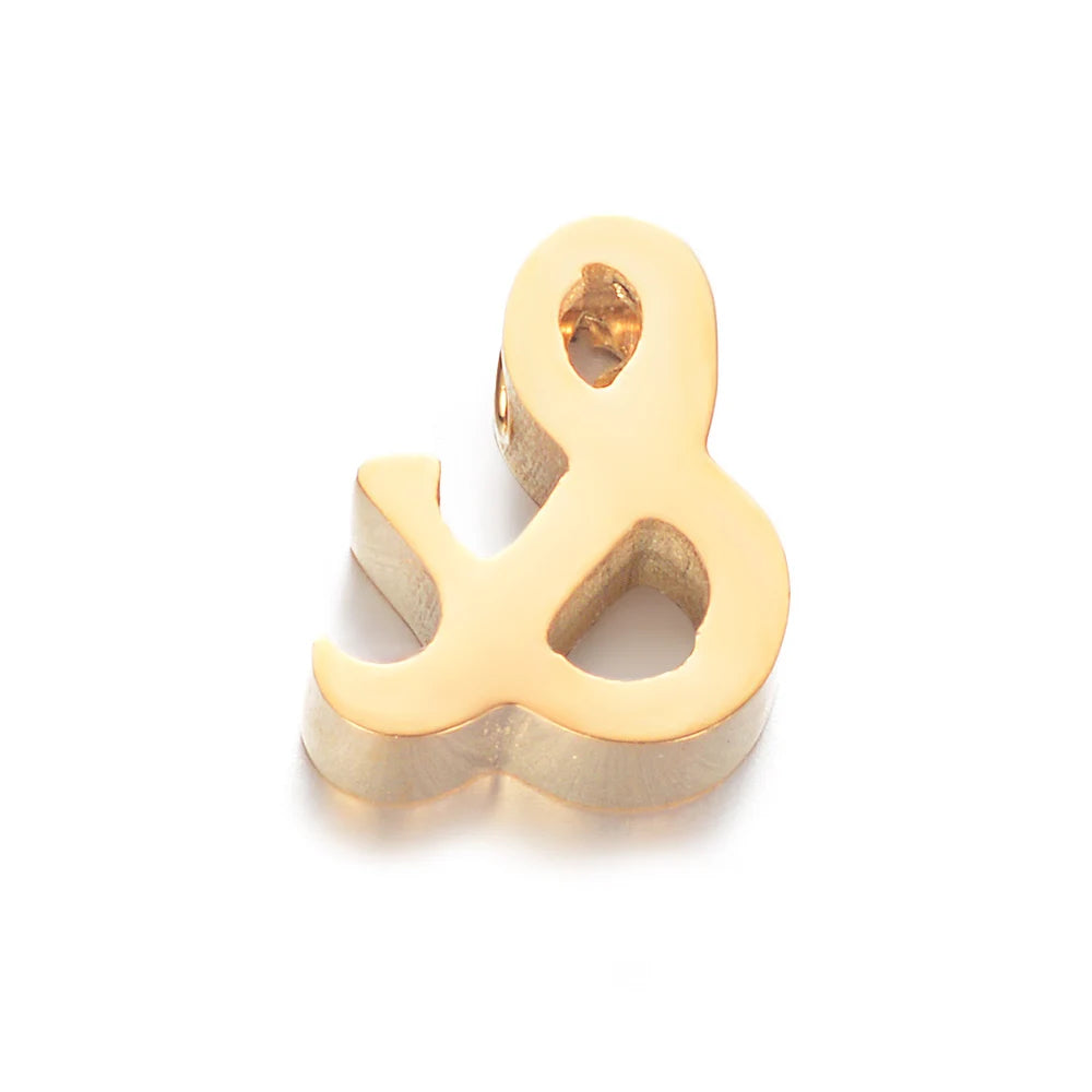 10pcs Stainless Steel Heart Star Crown Beads 1.8mm Hole Accessories