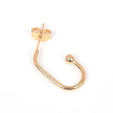 10pcs Stainless Steel Earrings Hooks Hypoallergenic DIY Jewelry Making