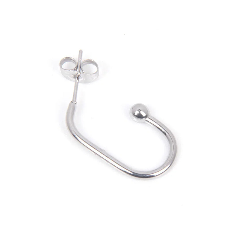 10pcs Stainless Steel Earrings Hooks Hypoallergenic DIY Jewelry Making