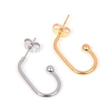 10pcs Stainless Steel Earrings Hooks Hypoallergenic DIY Jewelry Making