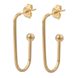 10pcs Gold Stainless Steel Hypoallergenic Earring Hooks DIY Jewelry Making
