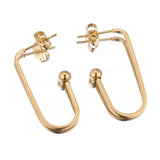 10pcs Gold Stainless Steel Hypoallergenic Earring Hooks DIY Jewelry Making