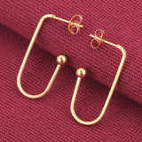 10pcs Gold Stainless Steel Hypoallergenic Earring Hooks DIY Jewelry Making