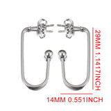10pcs Gold Stainless Steel Hypoallergenic Earring Hooks DIY Jewelry Making