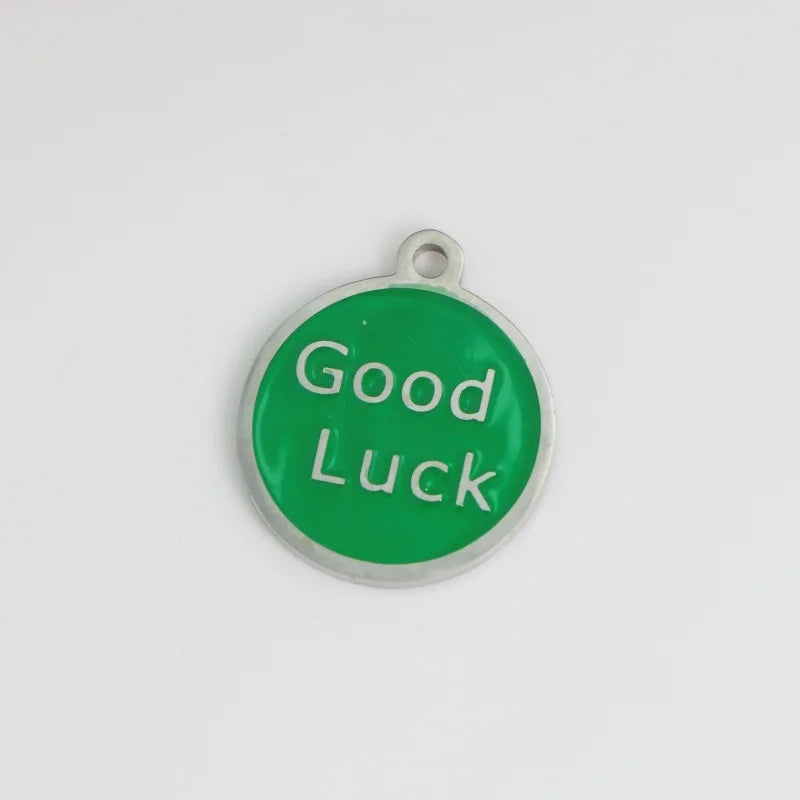 10pcs Stainless Steel Enamel Charms Good Luck Pendants for DIY Jewelry